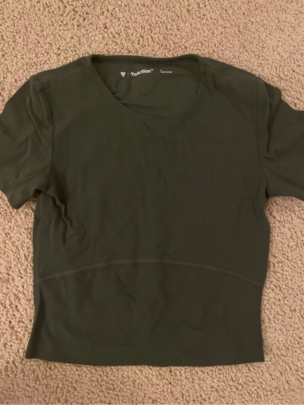 Aritzia TNA bound green tee small